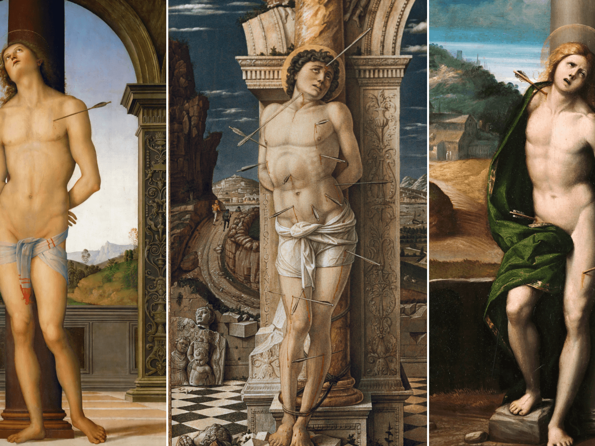 Depictions of St Sebastian