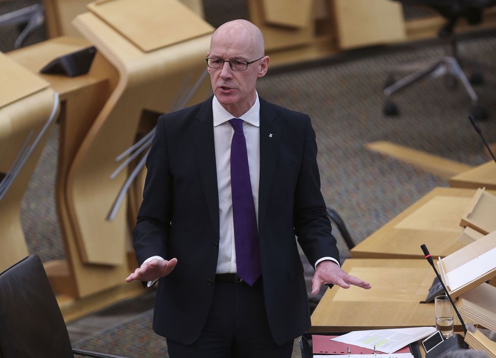 Deputy First Minister John Swinney made a statement at the Scottish Parliament in Edinburgh, where he said work on a Bill to incorporate a UN treaty on children's rights into Scots law will continue despite the original being sent back to Holyrood by the UK Supreme Court.