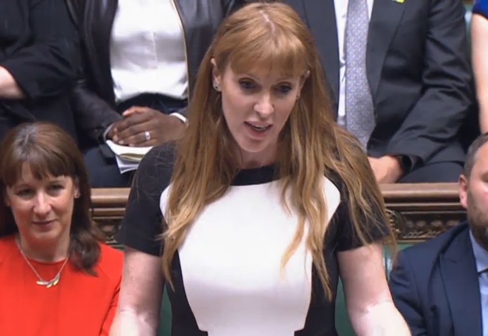 Deputy Labour Leader Angela Rayner speaks during Prime Minister's Questions in the House of Commons, London.