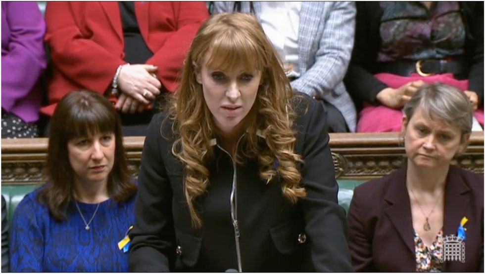 Deputy Leader of the opposition, Angela Rayner