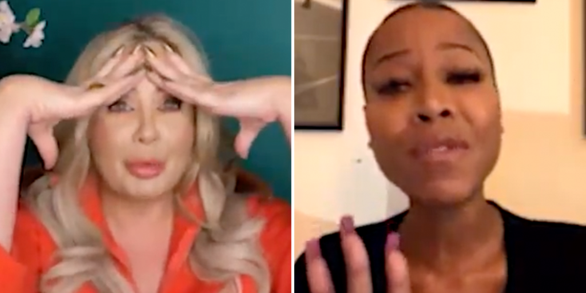 NextImg:‘Turn her Mic Off!’ Furious row breaks out in heated Nigel Farage ‘cultural appropriation’ debate