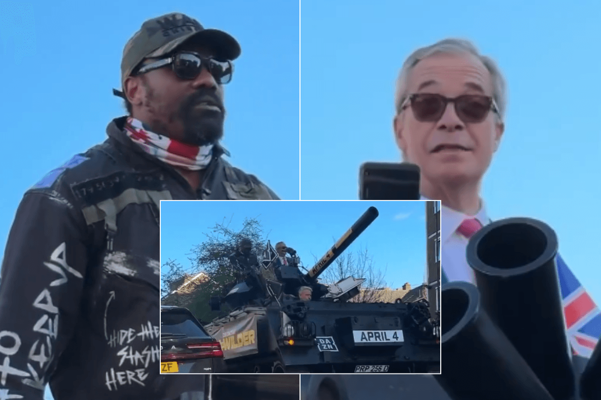 Derek Chisora and Nigel Farage