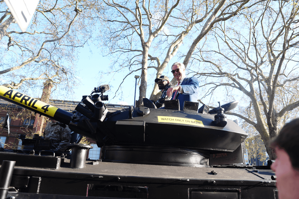 Derek Chisora and Nigel Farage