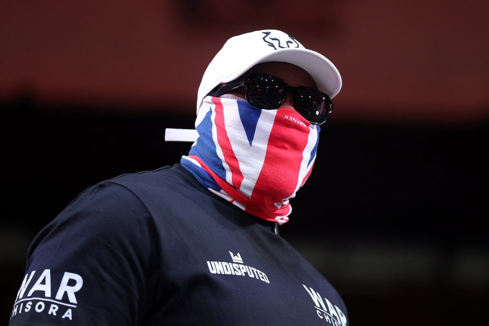 Derek Chisora is renowned for wearing Union Jack bandanas
