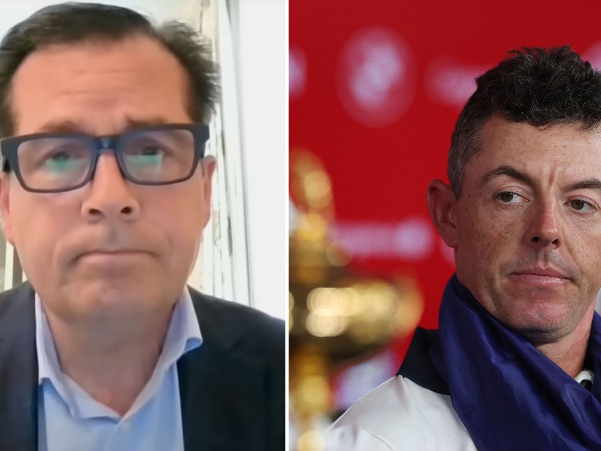 Derek Sprague and Rory McIlroy