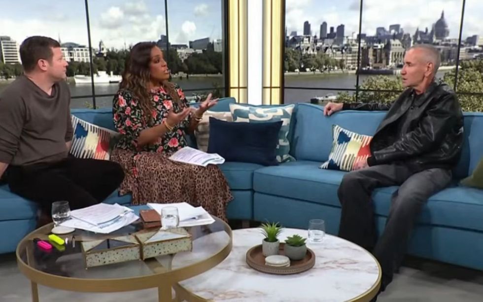 Dermot O'Leary, Alison Hammond and Fat Tony