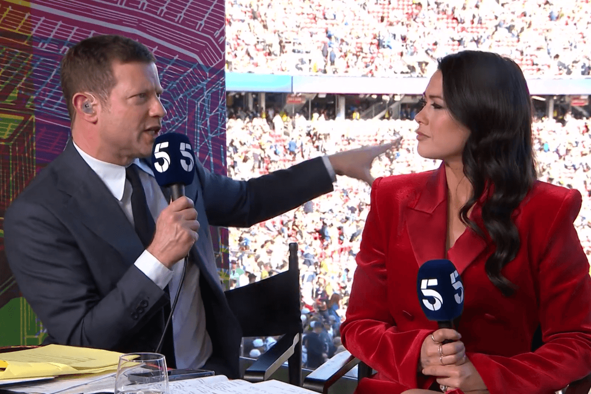 Dermot O'Leary and Sam Quek