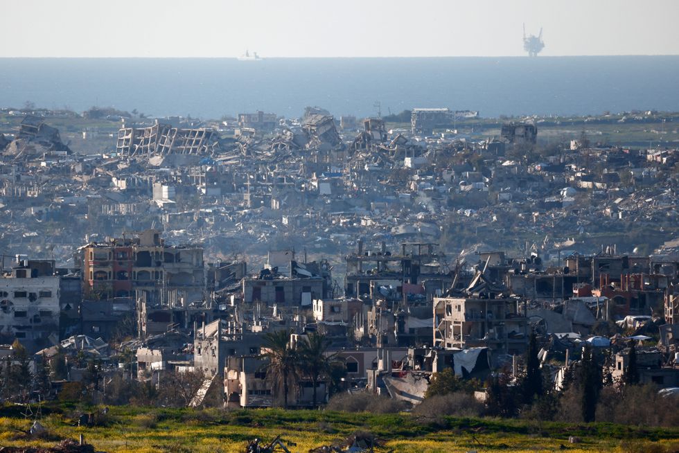 Destroyed buildings in North Gaza\u200b