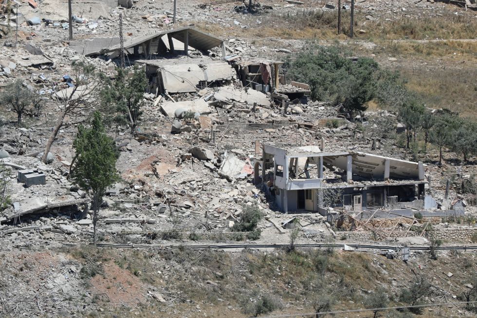 Destroyed buildings