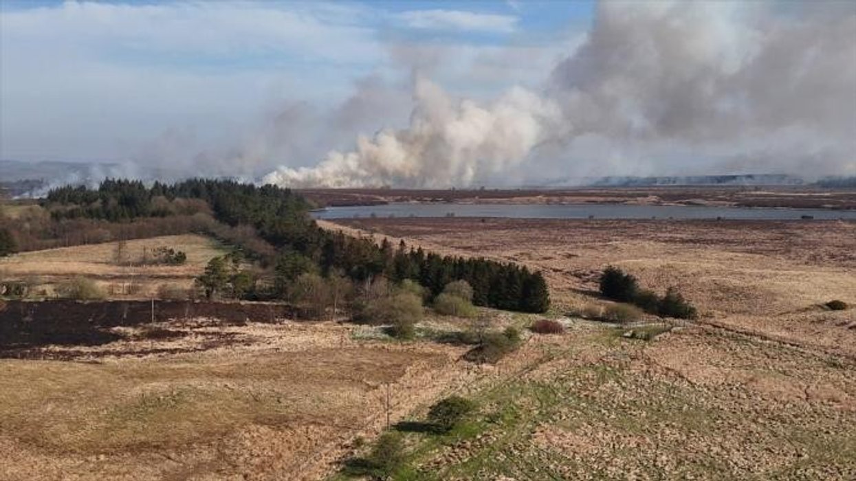 UK weather: Mini-heatwave threatens to break 10-year wildfire record as soaring mercury 'fans flames' across tinder-box Britain