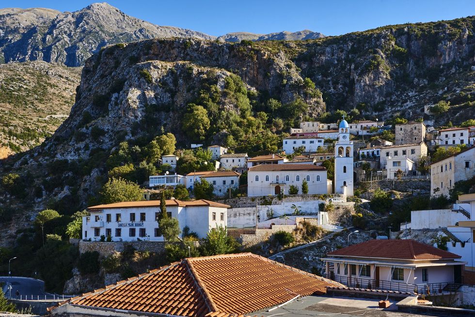 Dhermi village, Albania