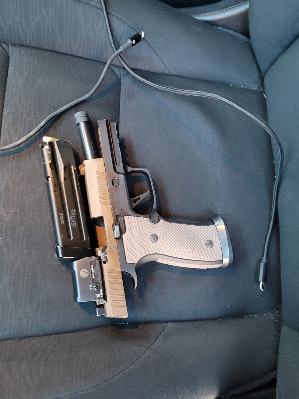 DHS post picture of firearm wielded by suspect