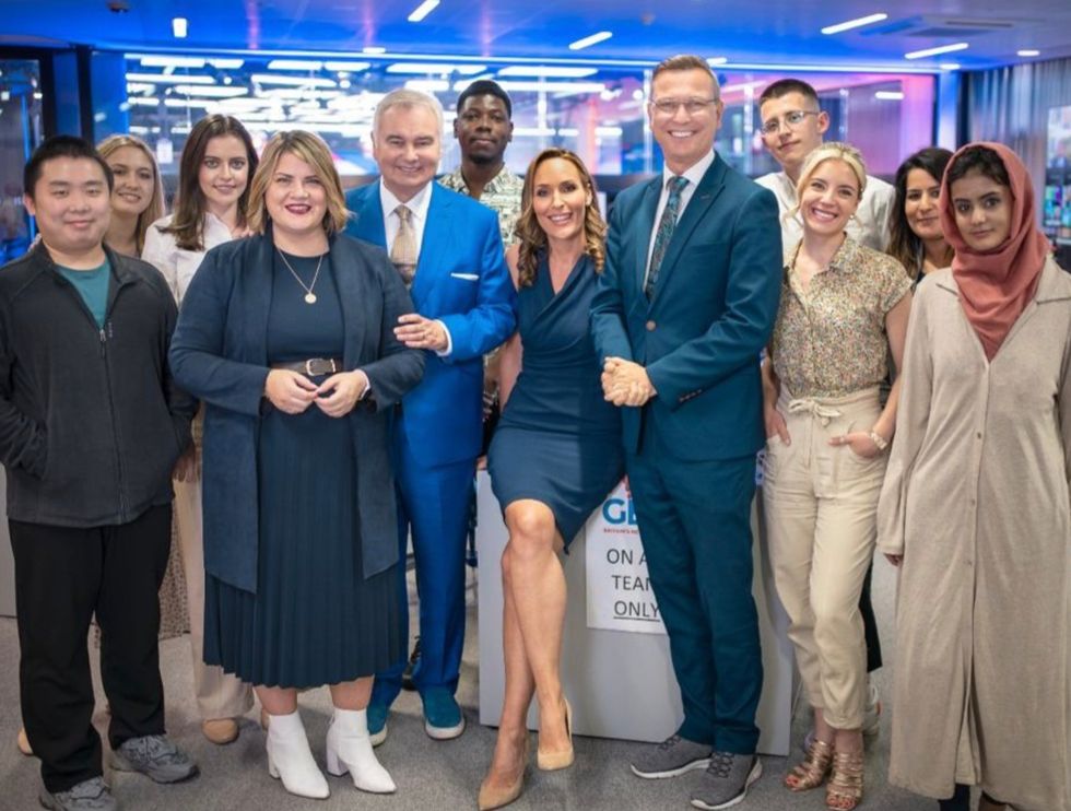 Diabetes battle: Stephen with the GB News Breakfast team