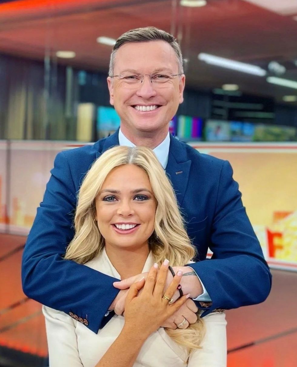 Diabetic Stephen with GB News co-host and close friend Ellie Costello