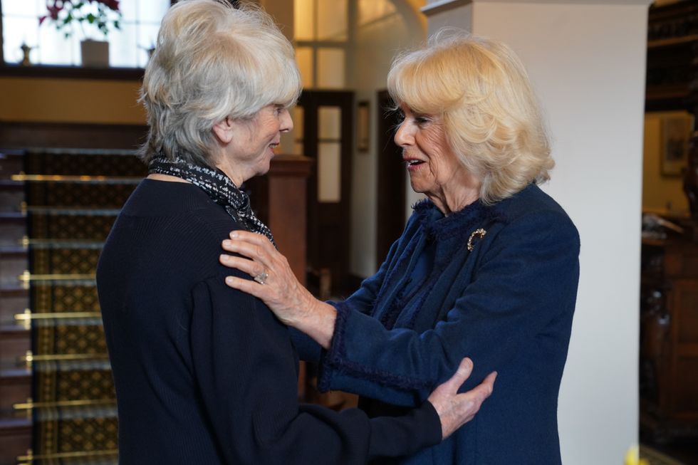Diana Parkes and Queen Camilla