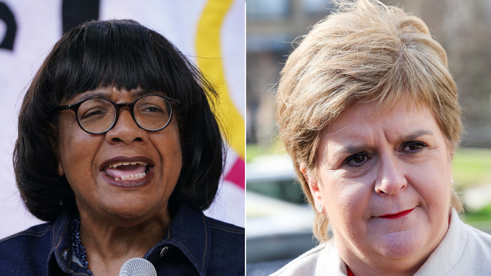 Diane Abbott and Nicola Sturgeon