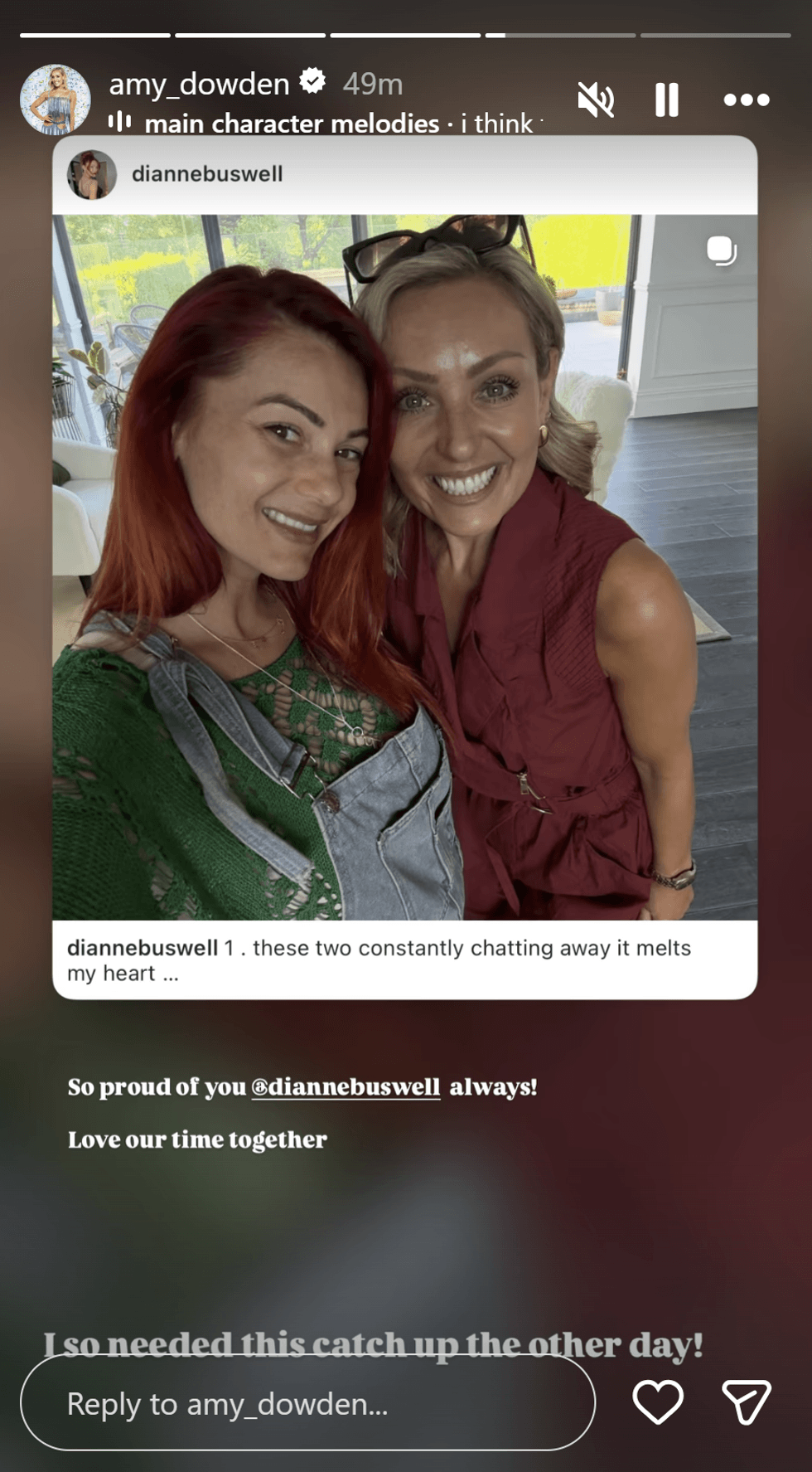 Dianne Buswell and Amy Dowden