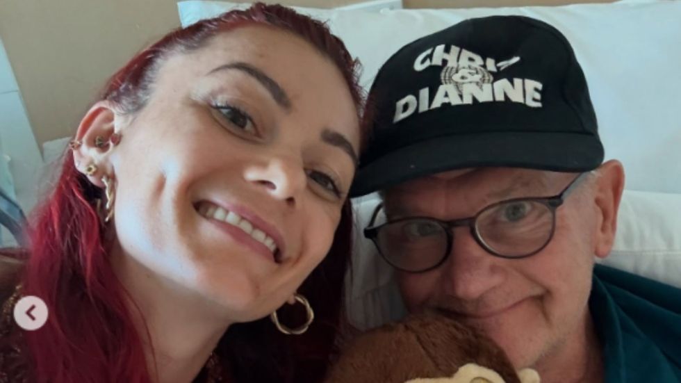 Dianne Buswell and her dad, Mark