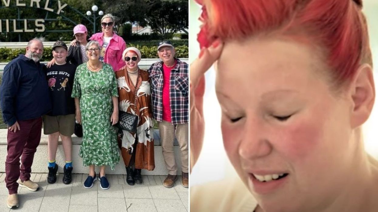 Dick and Angel Adoree with their family