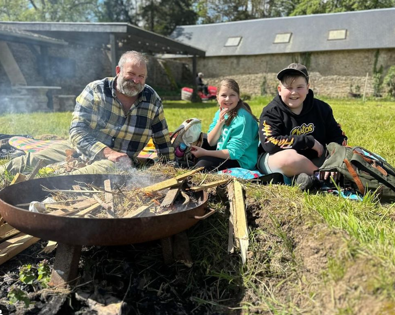 Dick, Dorothy and Arthur Strawbridge