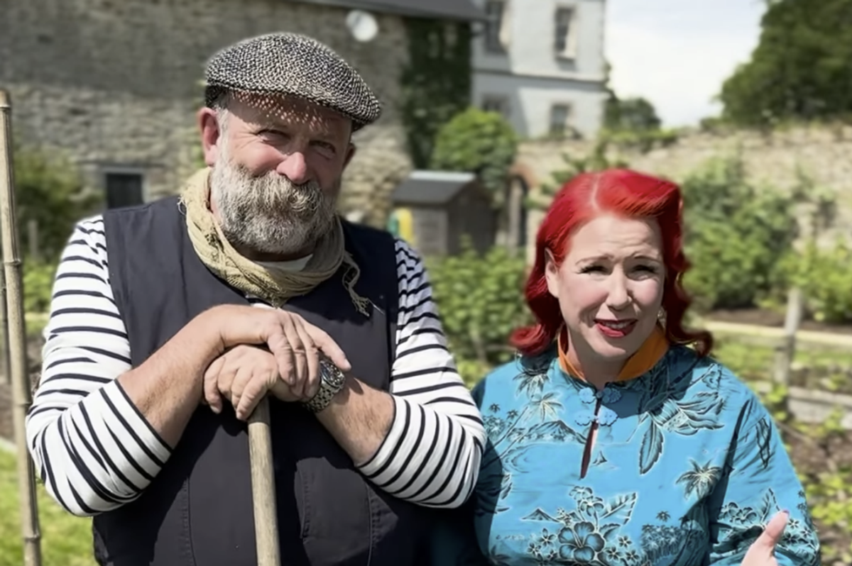 Dick Strawbridge and Angel Adoree