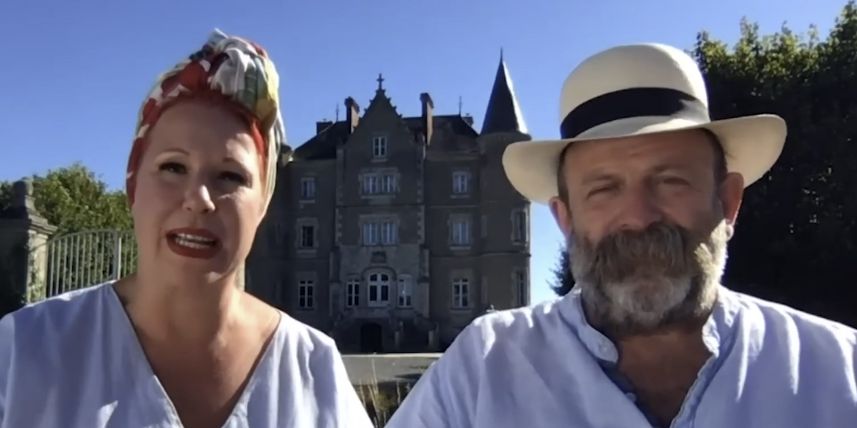 NextImg:Dick Strawbridge and Angel Adoree tease change to chateau in renovation admission: 'Another level'