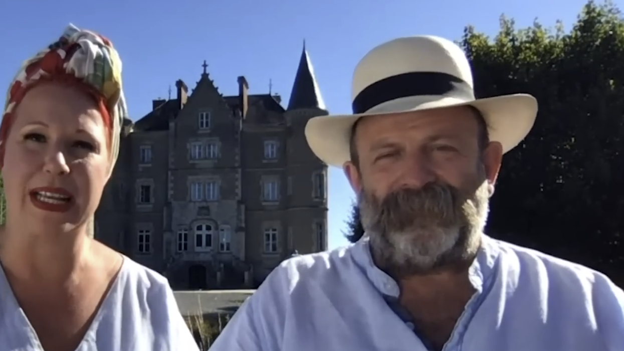 Dick Strawbridge and Angel Adoree