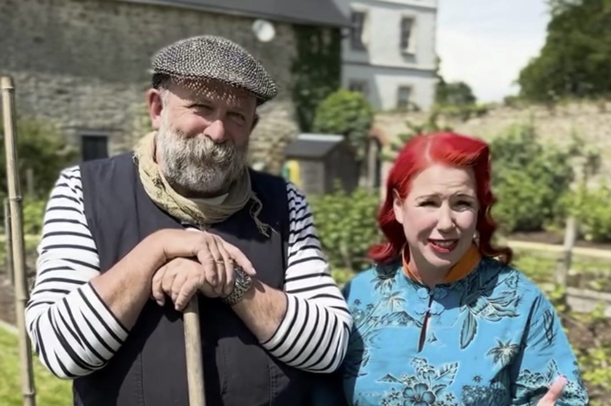 Dick Strawbridge and Angel Adoree