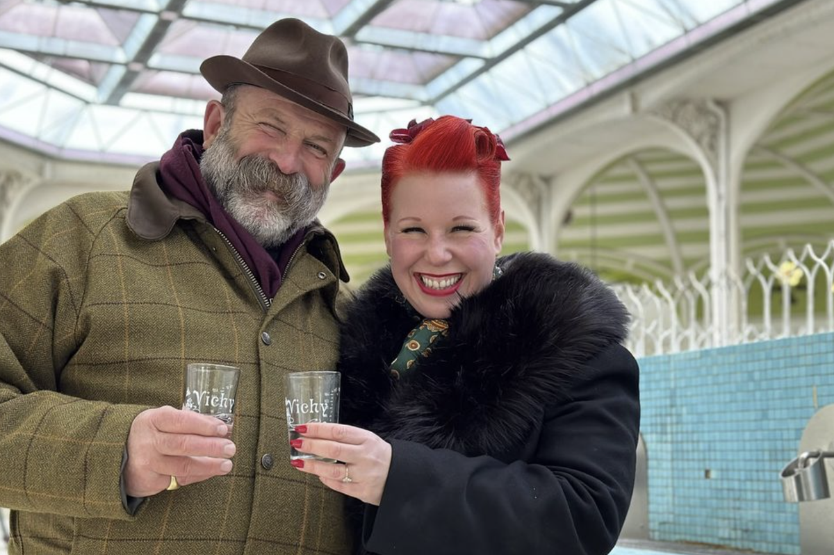 Dick Strawbridge and Angel Adoree