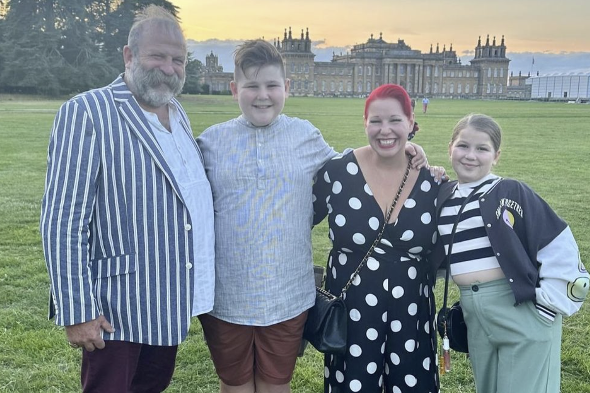 Dick Strawbridge, Angel Adoree, Arthur Strawbridge and Dorothy Strawbridge