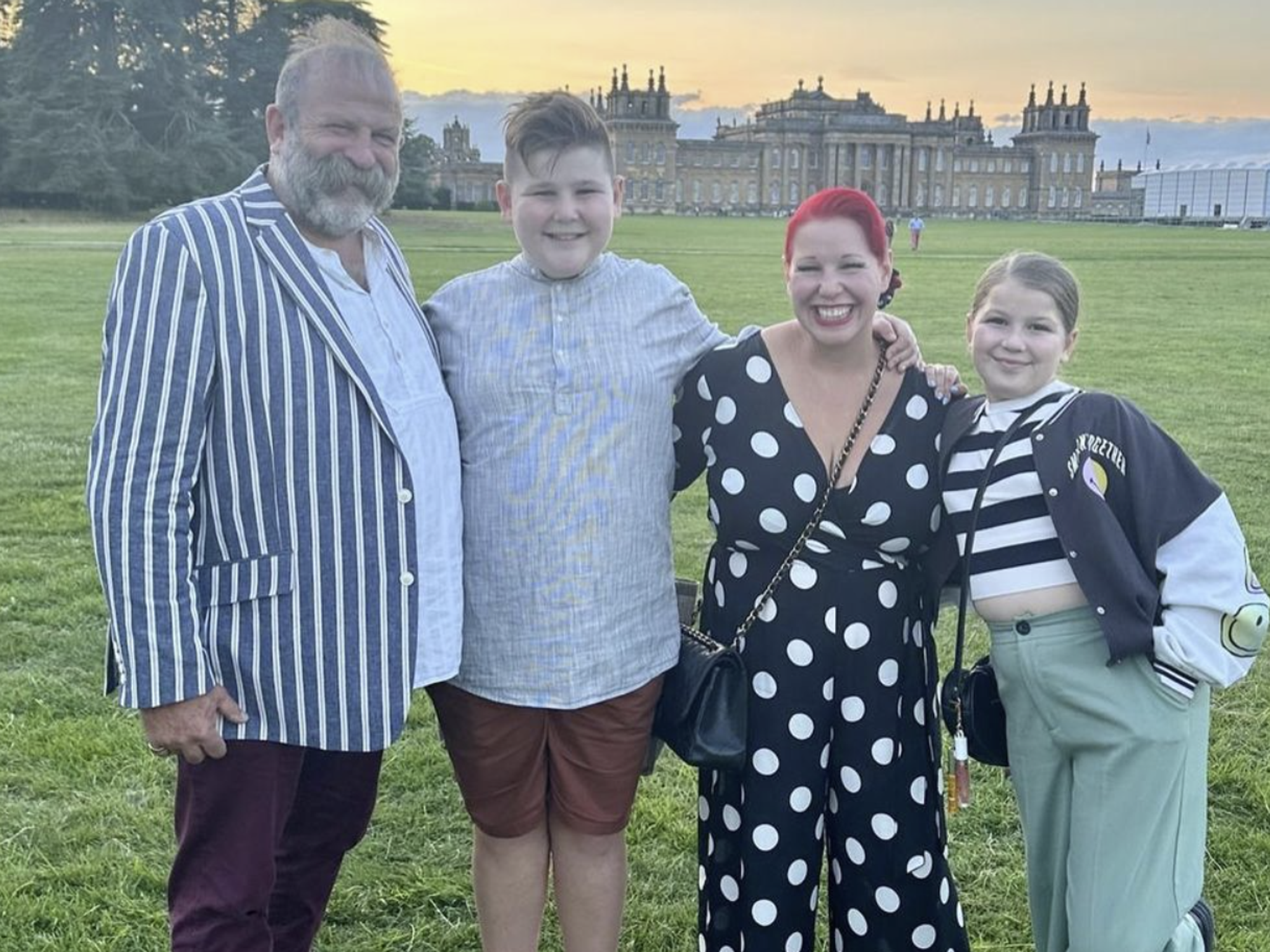 Dick Strawbridge, Angel Adoree, Arthur Strawbridge and Dorothy Strawbridge