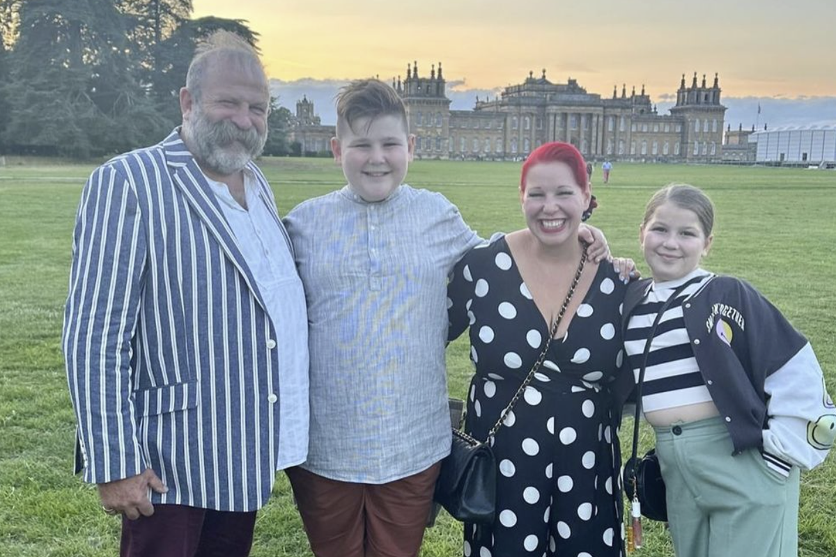 Dick Strawbridge, Angel Adoree, Arthur Strawbridge and Dorothy Strawbridge