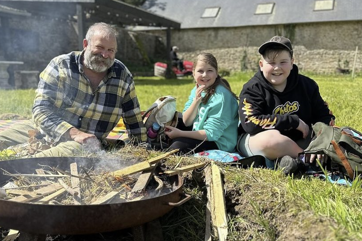 Dick Strawbridge, Dorothy Strawbridge and Arthur Strawbridge