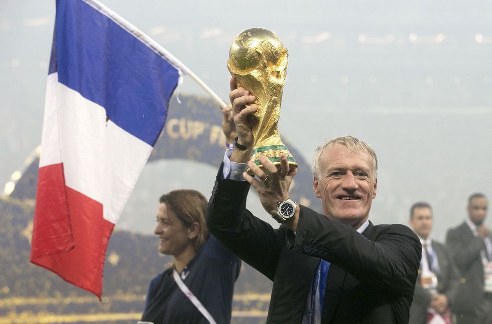 Didier Deschamps won the World Cup with France in 2018