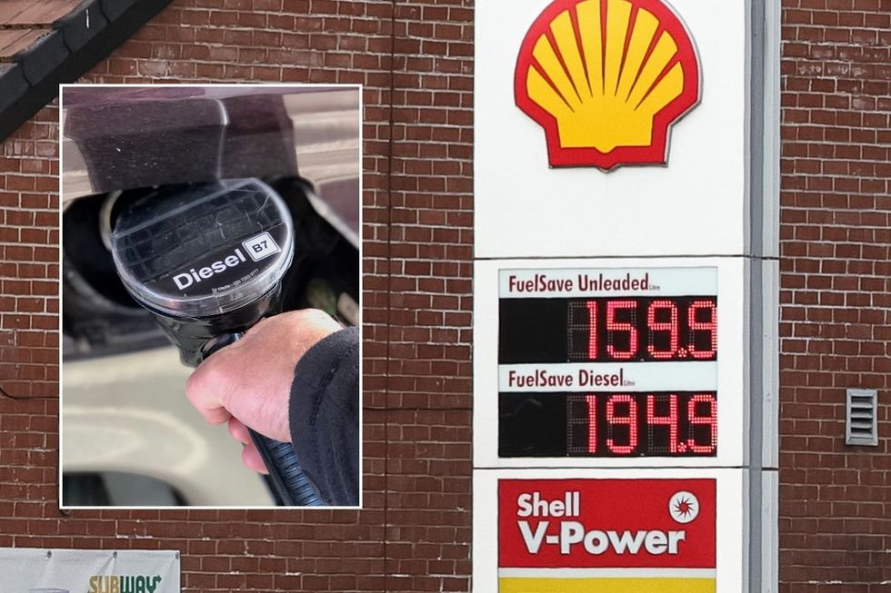 Diesel pump and expensive fuel prices