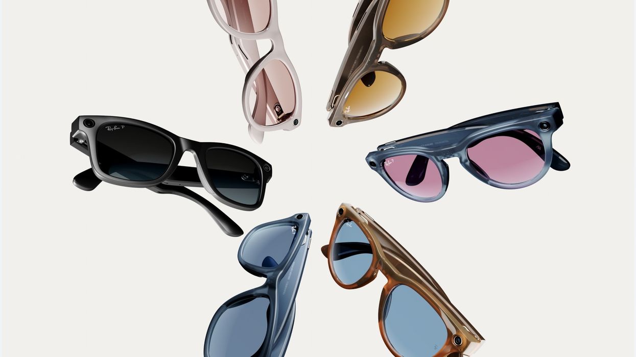 Different variations of the Meta Ray-Ban glasses displayed