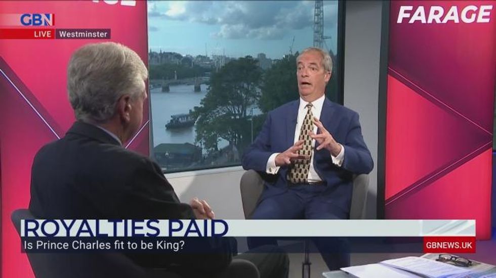 Prince Charles 'has to be extraordinarily careful' not to get too involved in politics, royal expert tells Nigel Farage