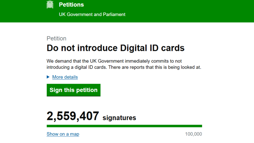 Digital ID Petition