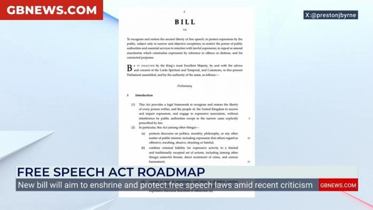 Desperate bid to rescue free speech in Britain as bill launched to form 'First Amendment for the UK'