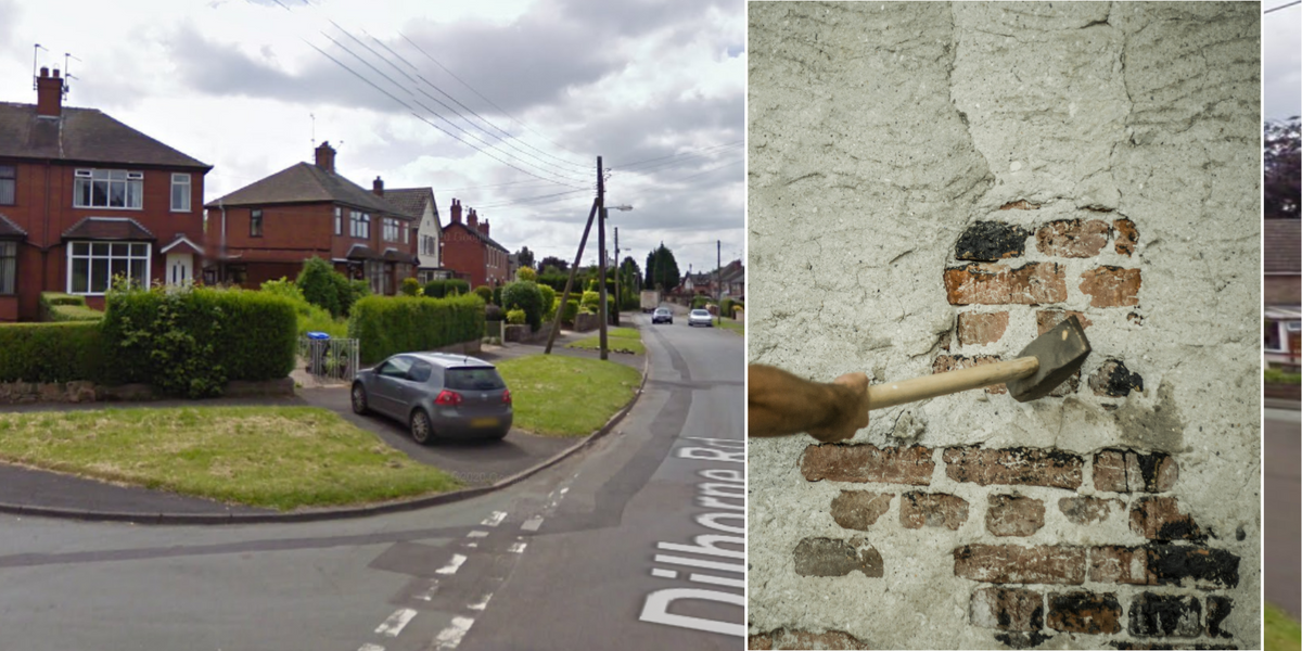 NextImg:Neighbour uses sledgehammer to attack woman next door's home after row over garden fence