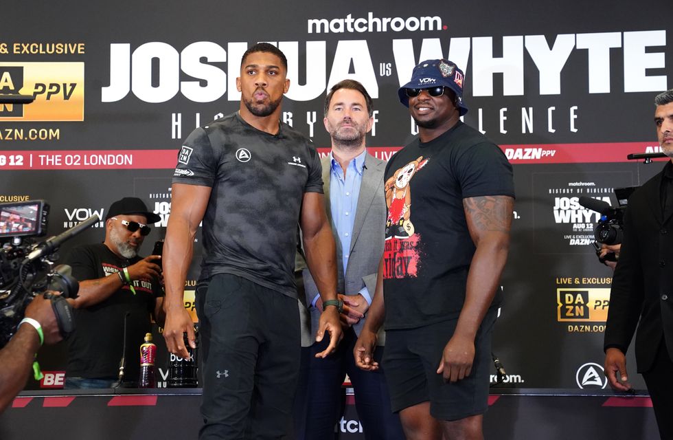 Dillian Whyte, Anthony Joshua