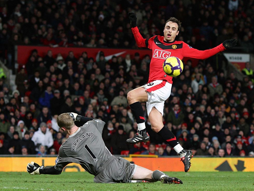 Dimitar Berbatov won six trophies during his time at United, scoring 56 times