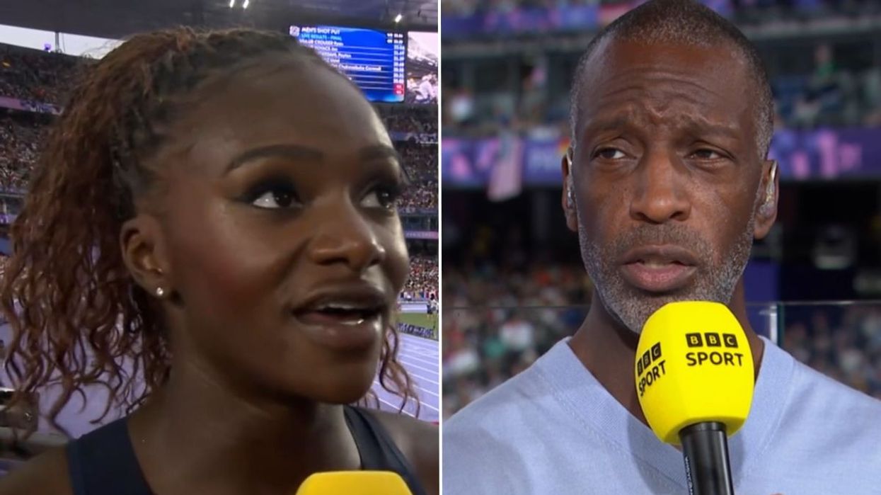 Dina Asher-Smith finished fifth in her semi-final