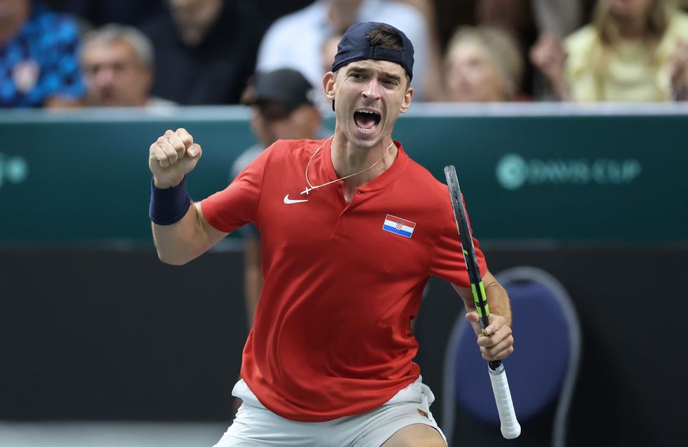 Dino Prizmic has idolised Novak Djokovic growing up