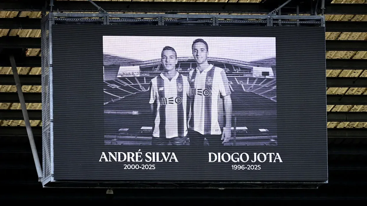 Diogo Jota and Andre Silva tribute