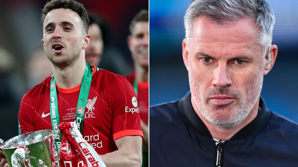 Diogo Jota Jamie Carragher