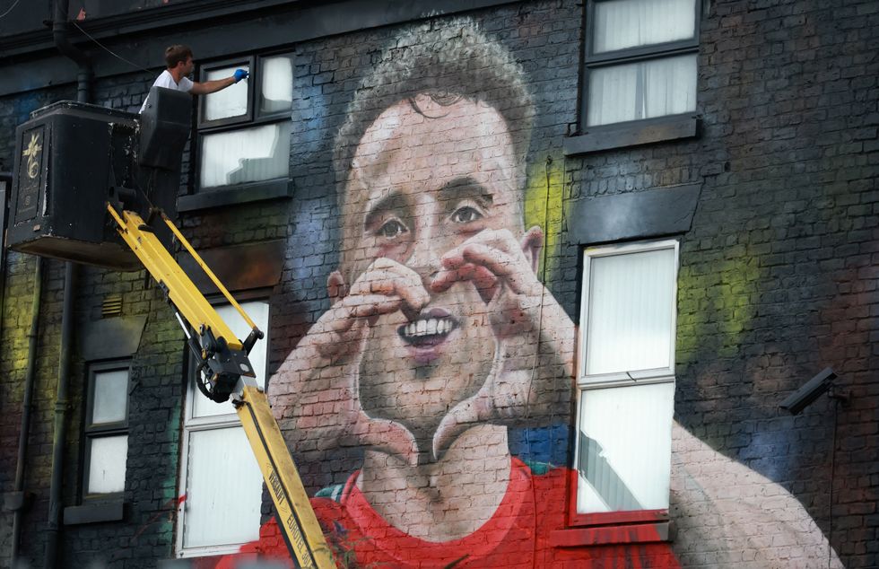 Diogo Jota mural