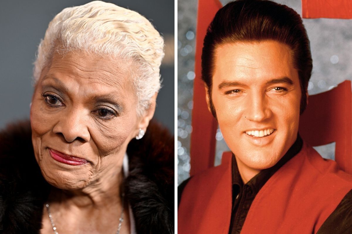 Dionna Warwick and Elvis Presley
