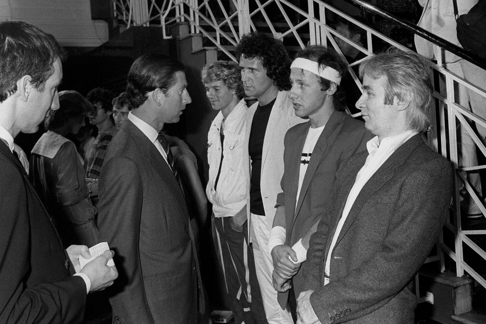 Dire Straits meet Prince Charles