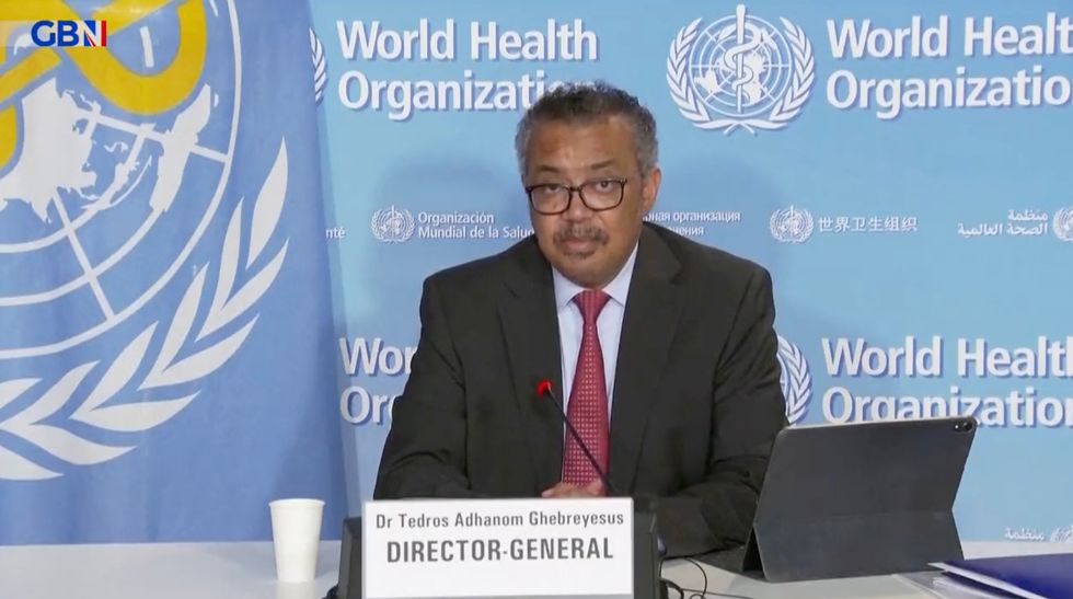 Director-General of the WHO Dr Tedros Adhanom Ghebreyesus